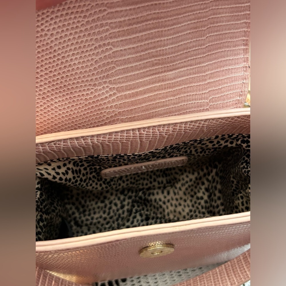 👛Pink Box Clutch Phone Bag Handbag Shoulder Crossbody Purse - Picture 7 of 9